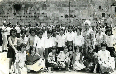 Visit at the  the Wailing Wall 